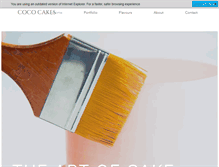 Tablet Screenshot of cococakes.com.au